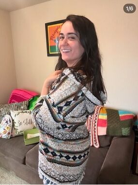 Hooded cardigan